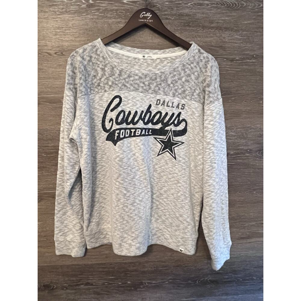 Dallas Cowboys '47 Brand Women's Sweatshirt Size Large Football Texas